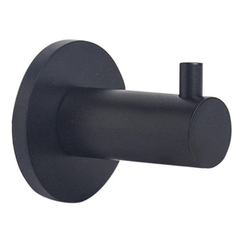 Accesorio Baño Ottone Desing Basic Percha Negra 4000.5