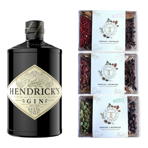 Gin Hendricks 700ml + Indomita Mic Classic-spicy-citric