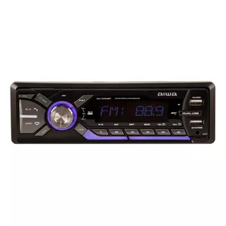 Radio Auto 1 Din Aiwa Bluetooth Mp3 Usb App Music Aw-3269bt Color Negro