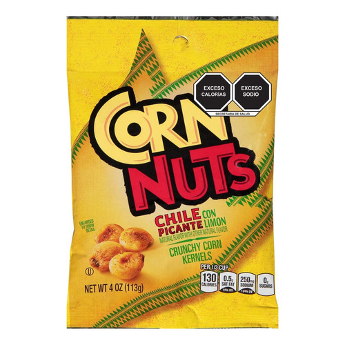 Corn Nuts Botana Chile Picante Con Limón Crujiente 113 Gr