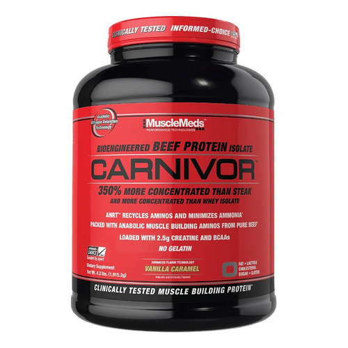 Musclemeds Carnivor Proteina Carne 4 Lb Vanilla Caramel