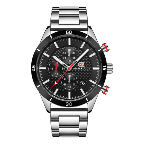 Reloj Para Hombre Mini Focus Mf0283g Mfa67190119 Plateado