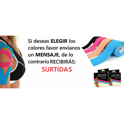 Venda Kinesiologica Cinta Kinetape® Taping (promopack X 12)