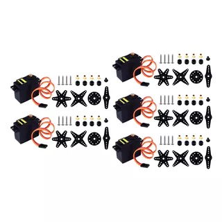 5 Piezas Servomotor Mg995 Towerpro 15kg Servo 180º Arduino