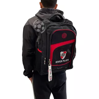 Mochila River Plate 18 Pulgadas Con Licencia Oficial