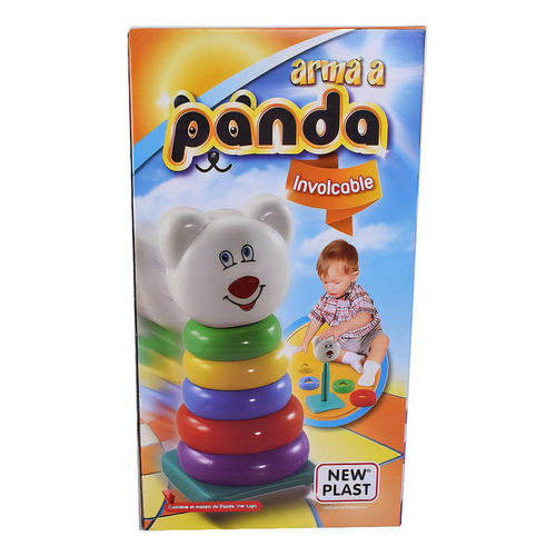 Juego De Encastre Panda Involcable New Plast Color Varios