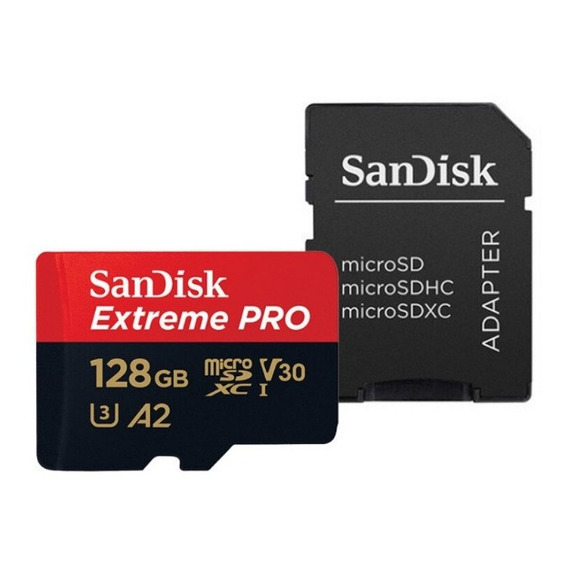 Sandisk Extreme Pro Micro Sd 128gb 4k 170mbs A2 Dron/gopro/c