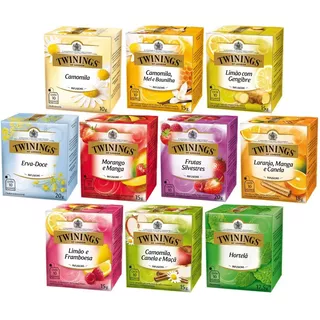 Chá Twinings 10 Caixas 100 Sachês