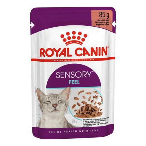 Pouch Royal Canin Sensory Feel Para Gato 85 Gr