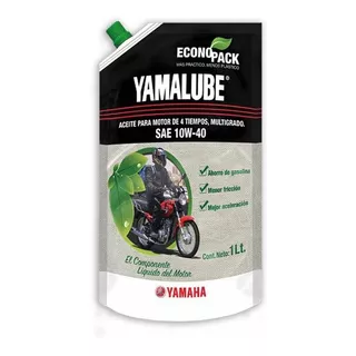 Aceite Yamalube 10w40 Mineral Econopack 1 Litro