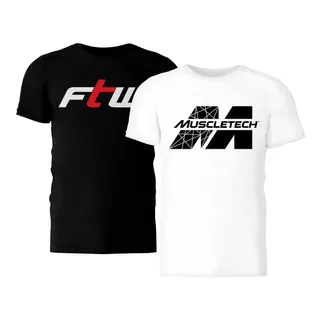 1x Camiseta Dry Fit Ftw + 1x Camiseta Dry Fit Muscletech 