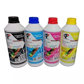 Tinta Gihonclick Dye Base Agua 4 Botes De 250ml Para Epson