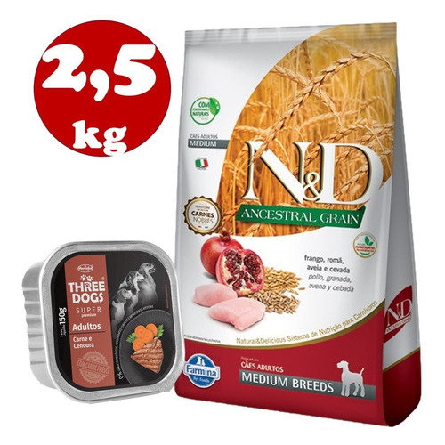 Farmina N&d Ancestral Grain Adulto Mediano 2,5kg