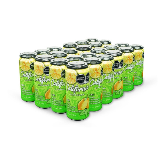 Limonada California Cbd Life - Bebida Sabor Limón 48 Pack