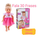 Boneca Karen 34 Cm Fala 30 Frases Infantil Menina Adijomar