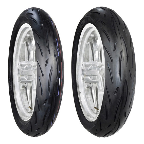 Llantas Btrubber Radiales 110/70r17 & 150/60r17 54h Sport T.