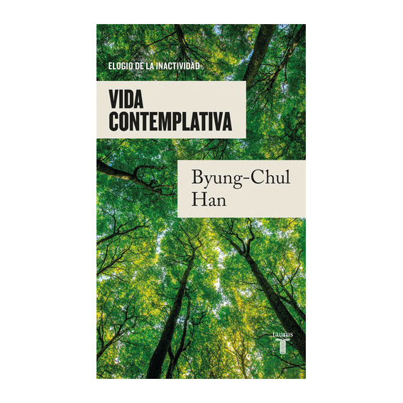 Libro Vida Contemplativa - Byung Chul Han