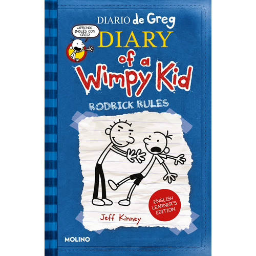 Diario de Greg [English Learner's Edition] 2 - Diary of a Wimpy Kid: Rodrick Rules, de Kinney, Jeff. Serie Molino Editorial Molino, tapa blanda en español, 2022