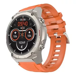 Reloj Smartwatch Hifuture Future Go Mix2 1.43 Malla Naranja