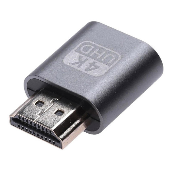 Emulador De Monitor Hdmi Dummy Plug 4k Display Gpu Mineria