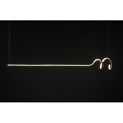 Colgante Led Barila 120cm Negro Deco Moderno Luz Desing