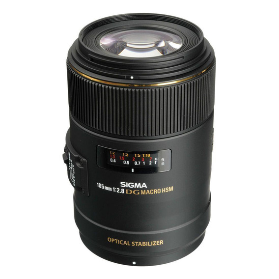 Lente macro Sigma 105 mm F/2.8 Ex Dg Os Hsm para Nikon
