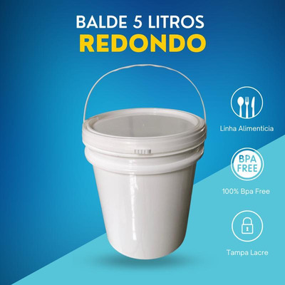 Balde 5 Litros Para Hidroponia