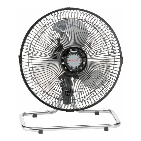 Ventilador De Mesa Y Pared Mytek 3357 De 10 Pulgadas 2 En 1 Cantidad de aspas 3 Color de la estructura Negro Color de las aspas Gris Diámetro 25.4 cm Frecuencia 60HZ Material de las aspas Metalicas