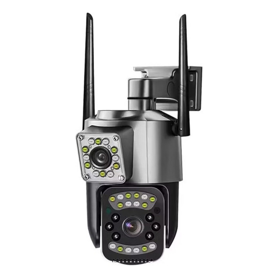 Camara De Seguridad Ptz Doble Lente Alta Definicion Exterior