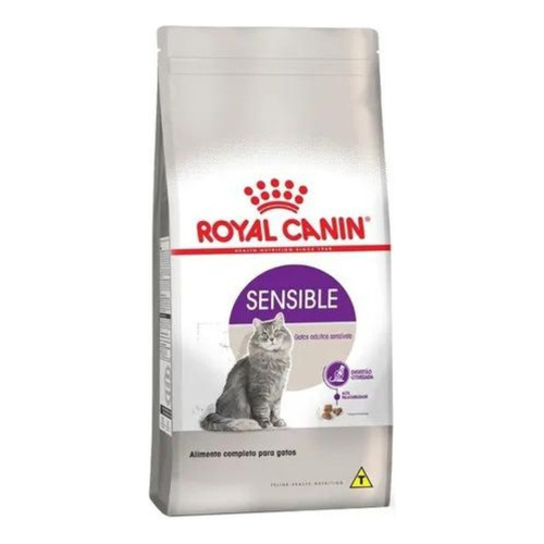 Alimento Royal Canin Feline Health Nutrition Sensible para gato adulto sabor mix em sacola de 7.5kg