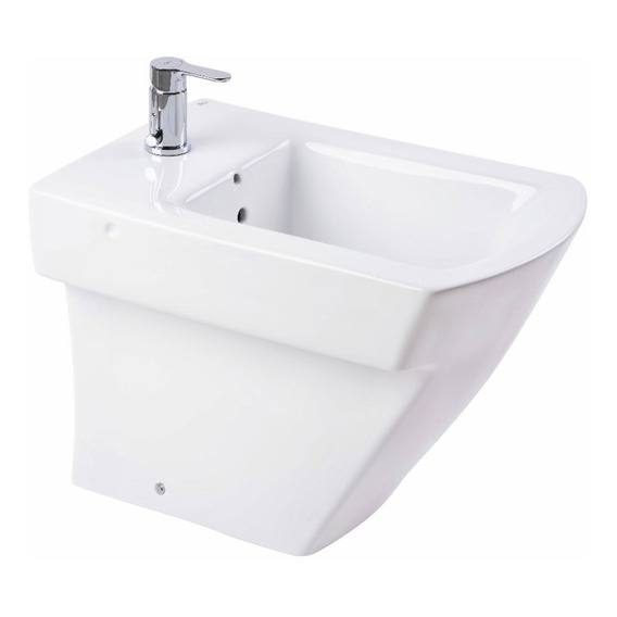 Bidet Roca Hall 1 O 3 Agujeros Porcelana Blanco 