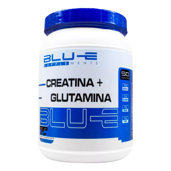 Creatina + Glutamina Blu-e Supplements Varios Sabores 1 Kg
