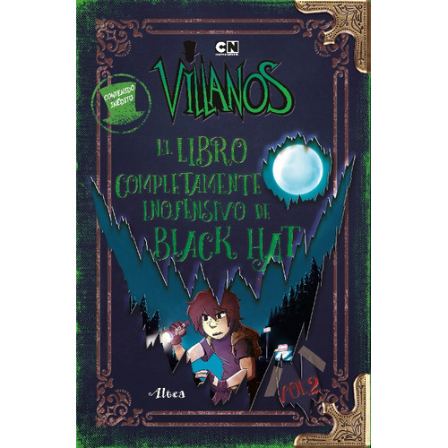 Villanos - Libro completamente inofensivo de Black Hat Vol. 2, de Cartoon Network. Serie Villanos Editorial Altea, tapa blanda en español, 2022