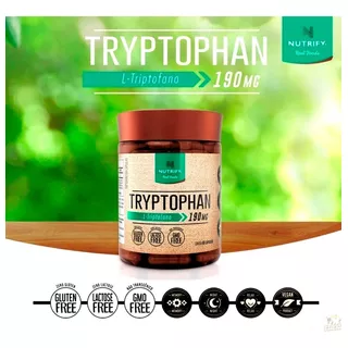 Triptofano 5htp Serotonina 60 Cáps Tryptophan Nutrify Sabor Sem Sabor