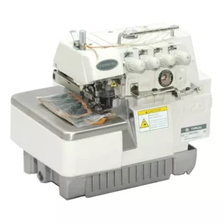 Máquina De Coser Overlock Typical Gn795 Blanca 220v