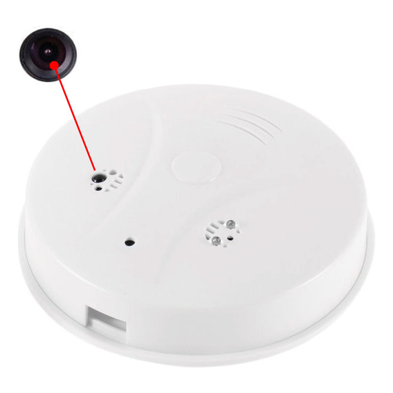 Mini Camara Espia Facil Uso Detector Humo Sensor Movimiento