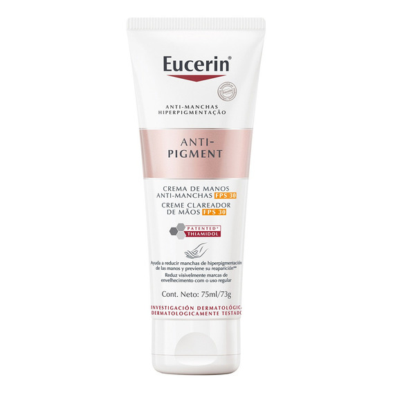 Crema De Manos Eucerin Antipigment Fps30 X 75ml