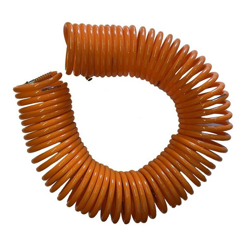 Manguera Espiralada Lusqtoff 15mts Compresor Aire Mcl15-7 Color Naranja