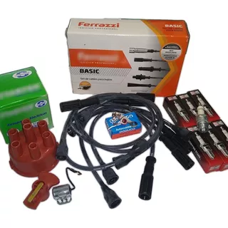 Juego De Cables Bujias Distribuidor Platino Ford Falcon Kit