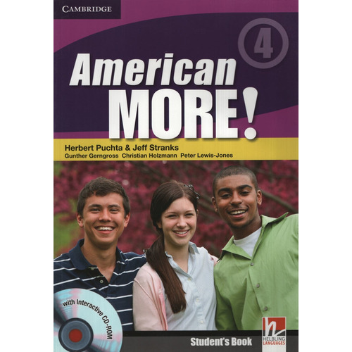 American More! 4 - Student's Book + Cd-rom, De Puchta, Herbert. Editorial Cambridge University Press, Tapa Blanda En Inglés Americano, 2010