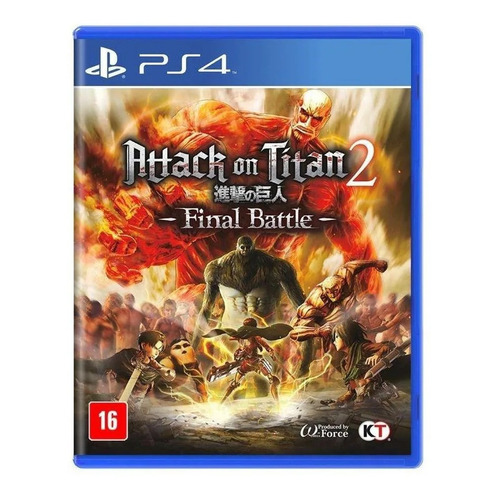 Attack on Titan 2: Final Battle  Standard Edition Koei Tecmo America PS4 Físico