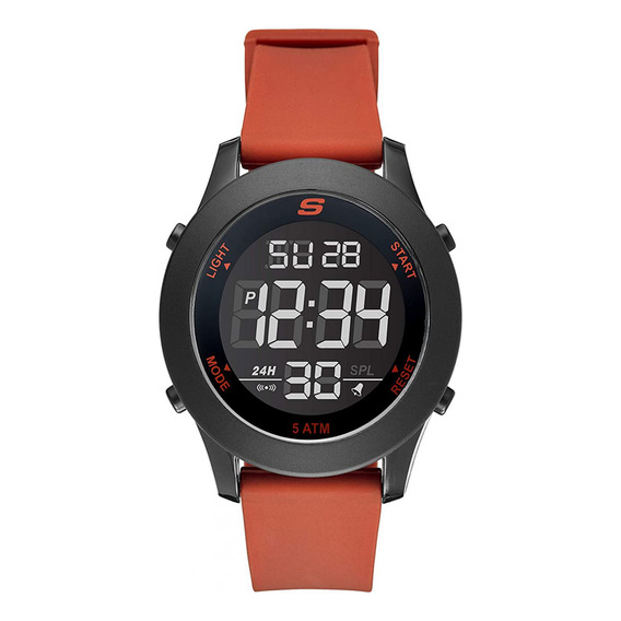 Reloj Para Hombre Skechers Sr5109 Rojo