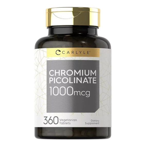 Picolinato De Cromo 1000 Mcg. Carlyle. 360 Tabletas.