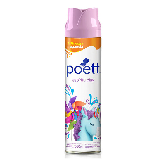 Desodorante Ambiental Poett Espiritu Play 360 Ml