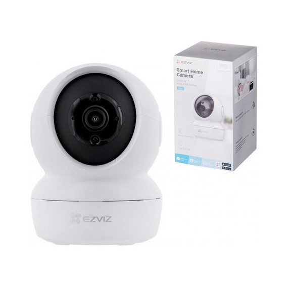 Cámara Seguridad Inalámbrica Wifi Robótica Ezviz 2k/4mpx H6c Color Blanco