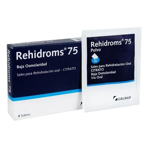 Rehidroms® 75 X 4 Sobres | Sales Para Rehidratación Sabor Sin Sabor