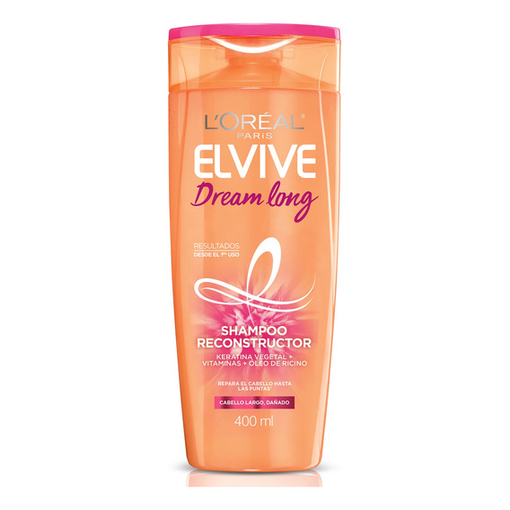 Shampoo Reparación Dream Long Elvive L'Oréal 400ml