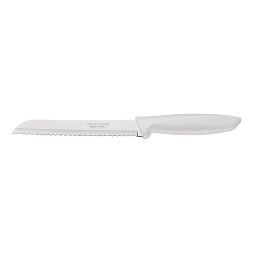 Cuchillo Para Pan 7 Tramontina Color Blanco