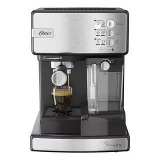 Cafetera Oster Primalatte Bvstem6603 Automática Plateada Para Cápsulas Monodosis 220v