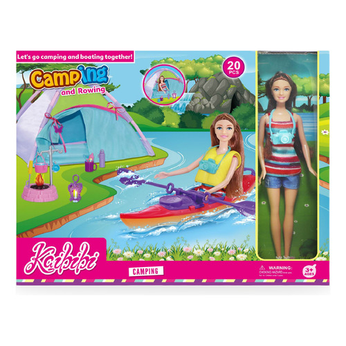 Muñecas Playset De Campamento + Accesorios